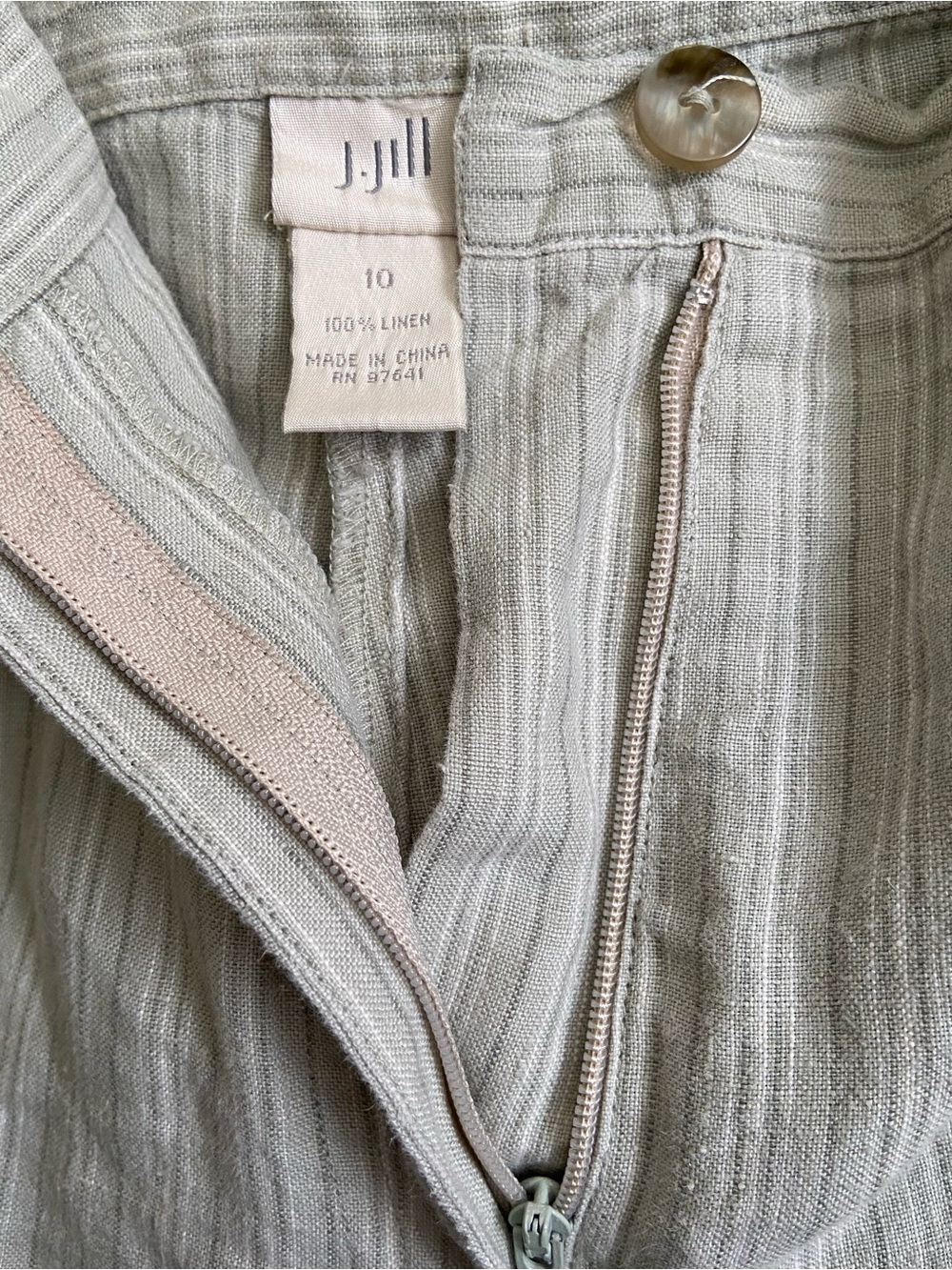 J. Jill Wide-Leg Crop Pull-On Pants, size:10 - Picture 7 of 12